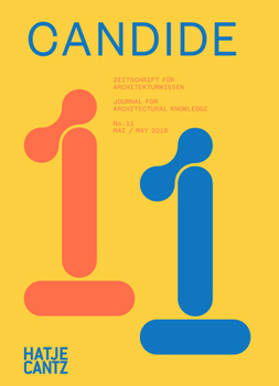Paperback Candide No. 11: Journal for Architectural Knowledge Book