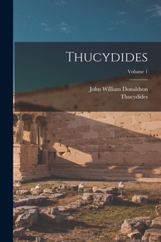 Paperback Thucydides; Volume 1 [Greek, Ancient (To 1453)] Book