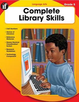 Paperback Complete Library Skills, Grade 5 Book