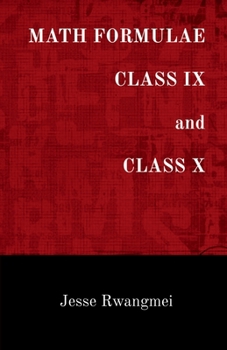 Paperback MATH FORMULAE CLASS IX and CLASS X Book