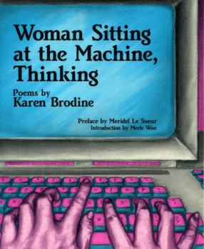 Paperback Woman Sitting at the Machine, Thinking Book