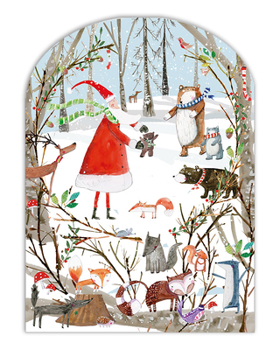 Calendar Real & Exciting Woodland Christmas Advent Calendar Book