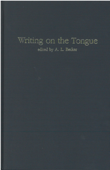 Writing on the Tongue (Michigan Papers on South and Southeast Asia)