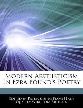 Paperback Modern Aestheticism in Ezra Pound's Poetry Book