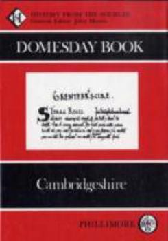 Hardcover Domesday Book: Cambridgeshire Book