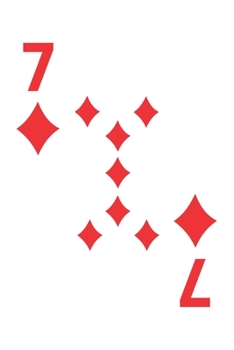 Seven Of Diamonds Notebook: Lined Journal, 120 Pages, 6 x 9, Affordable Gift Journal Matte Finish