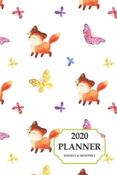 2020 Planner Weekly And Monthly: 2020 Planner Butterfly Design