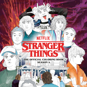 Paperback Stranger Things: The Official Coloring Book, Season 4 Book