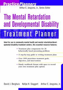 Paperback The Mental Retardation and Developmental Disability Treatment Planner Book