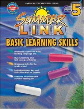 Paperback Summer Link Basic Learning Skills, Grades 4-5 Book