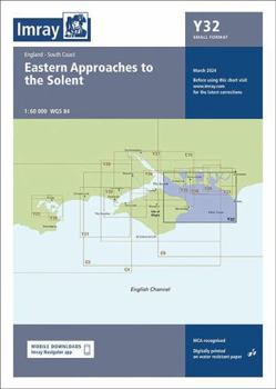 Map Imray Chart Y32: Eastern Approach to the Solent (Small Format) (Y Charts) Book