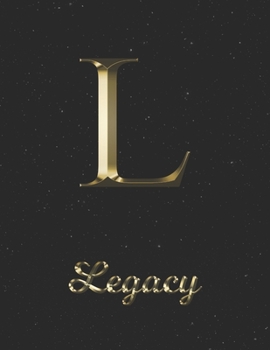 Legacy: 1 Year Daily Planner (12 Months) | Yellow Gold Effect Letter L Initial First Name | 2020 - 2021 | 365 Pages for Planning | January 20 - ... | Plan Each Day, Set Goals & Get Stuff Done