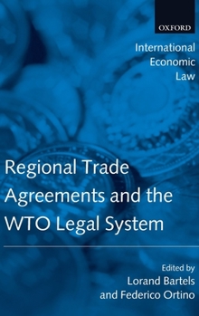 Hardcover Regional Trade Agreements and the WTO Legal System Book