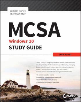 Paperback MCSA Microsoft Windows 10 Study Guide Book