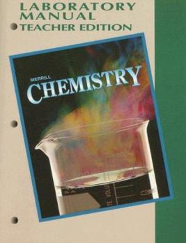 Paperback Merrill Chemistry Laboratory Manual, Teacher Edition Book