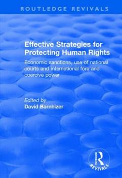 Hardcover Effective Strategies for Protecting Human Rights: Economic Sanctions, Use of National Courts and International Fora and Coercive Power Book