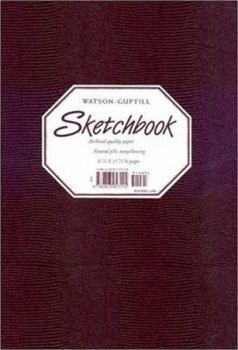 Hardcover Sketchbook/ Burgandy Lizard cover 8 1/4 x 11" Book