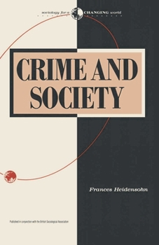 Paperback Crime and Society Book