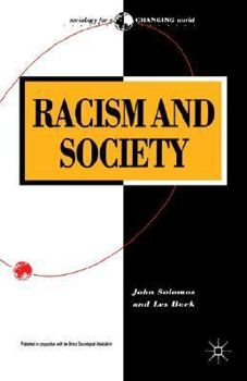 Paperback Racism and Society Book