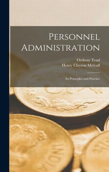 Hardcover Personnel Administration: Its Principles and Practice Book