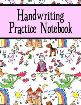 Paperback Handwriting Practice Notebook: A Penmanship Practice Notebook for Kids - Storyland/Pink Book