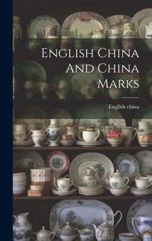 Hardcover English China And China Marks Book