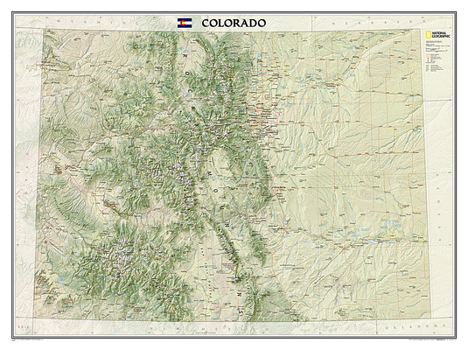 Colorado [Laminated] (National Geographic Reference Map)