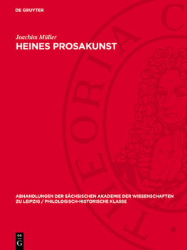 Hardcover Heines Prosakunst [German] Book