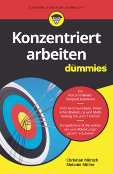 Paperback Konzentriert arbeiten für Dummies [German] Book