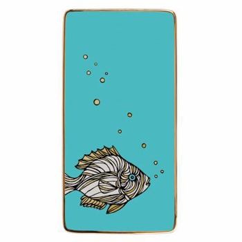Misc. Patch NYC Fish Rectangle Porcelain Tray Book