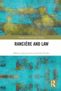 Hardcover Ranciere and Law Book