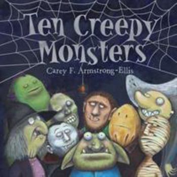 Hardcover Ten Creepy Monsters Book