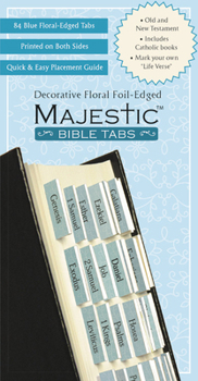 Misc. Supplies Majestic Floral-Edged Bible Tabs Book