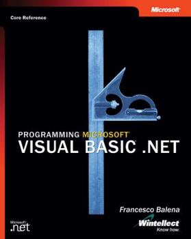 Paperback Programming Microsofta Visual Basica .Net (Core Reference) [With CDROM] Book