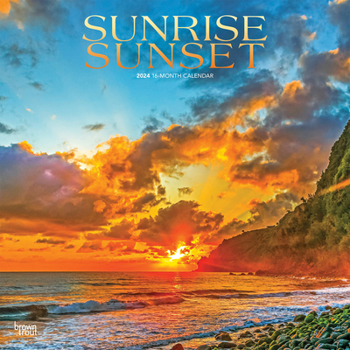 Calendar Sunrise Sunset 2024 Square Book