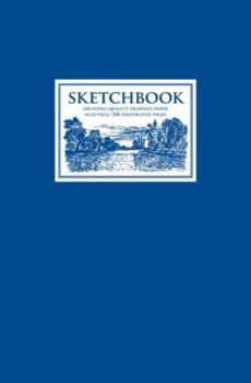 Hardcover Sketchbook Blue Medium Book