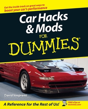 Paperback Car Hacks & Mods for Dummies Book