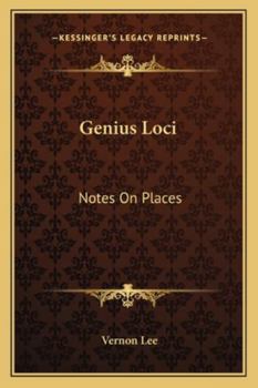 Genius Loci: Notes On Places