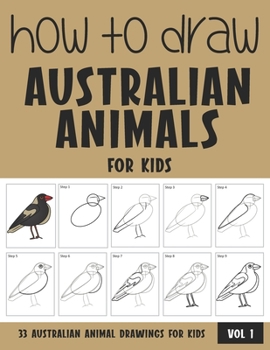 Paperback How to Draw Australian Animals for Kids Book