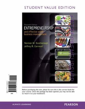 Loose Leaf Entrepreneurship and Effective Small Business Management, Student Value Edition Book