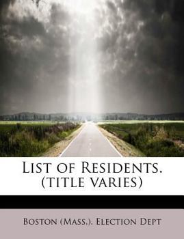 List of Residents