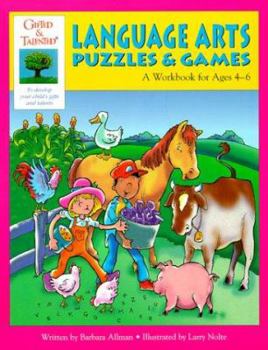 Paperback Language Arts Puzzles & Games: A Workbook for Ages 4-6 Book