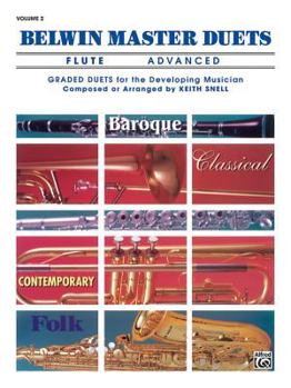 Paperback Belwin Master Duets (Flute), Vol 2: Advanced Book