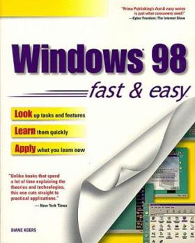 Paperback Windows 98 Fast and Easy Book
