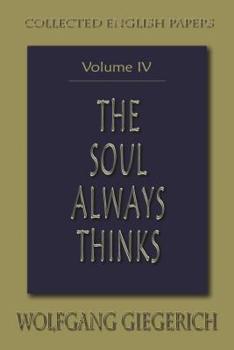 Paperback Soul Always Thinks: Collected English Papers, Volume IV Book