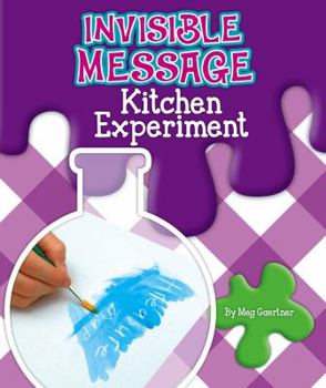 Library Binding Invisible Message Kitchen Experiment Book