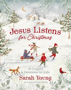 Hardcover Jesus Listens for Christmas: 25 Prayers and Devotions for Kids Book