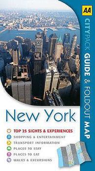 New York: Guide & Foldout Map - Book  of the AA CityPack Guides