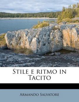 Paperback Stile E Ritmo in Tacito [Italian] Book