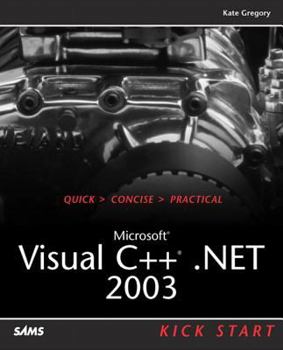 Paperback Microsoft Visual C++ .Net 2003 Kick Start Book